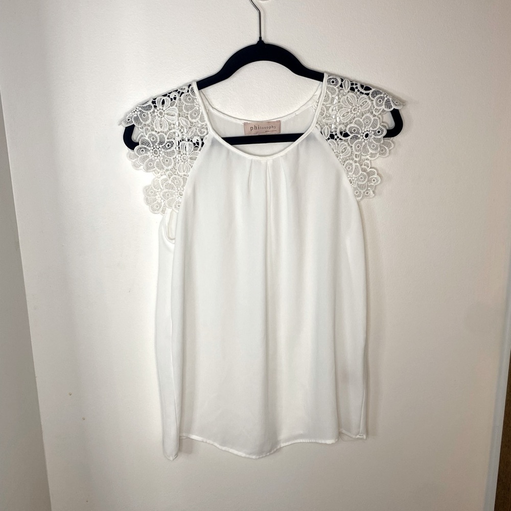 Philosophy White Blouse XS